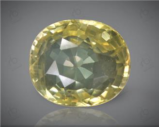 Natural Unheated & Untreated Certified Yellow Sapphire (Pokhraj)6.23 carats -2292